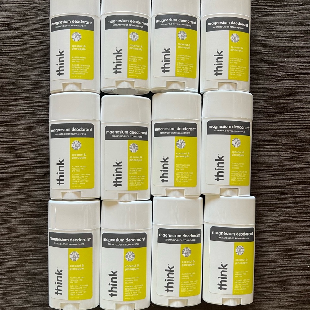 16 Tubes of Think Deodorant